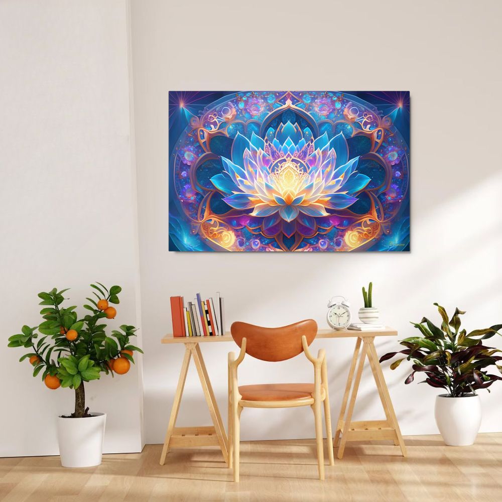 Lotus of the Spirit - Metal prints