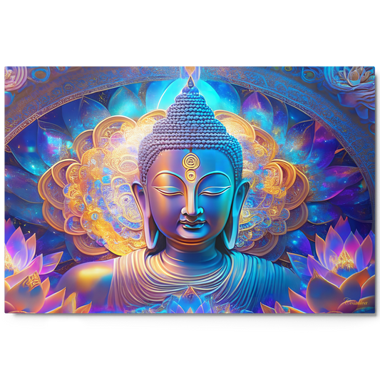 Awakened Buddha - Metal Prints