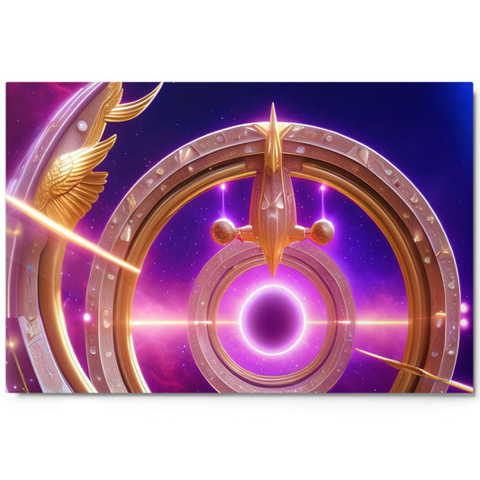 Enigmatic Quasar from the Cosmic Collection - Metal Prints