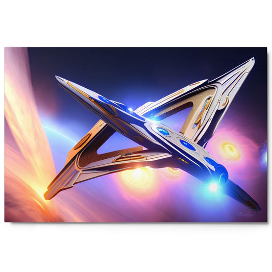 UFO Galactic Nova from the Cosmic Collection - Metal Prints