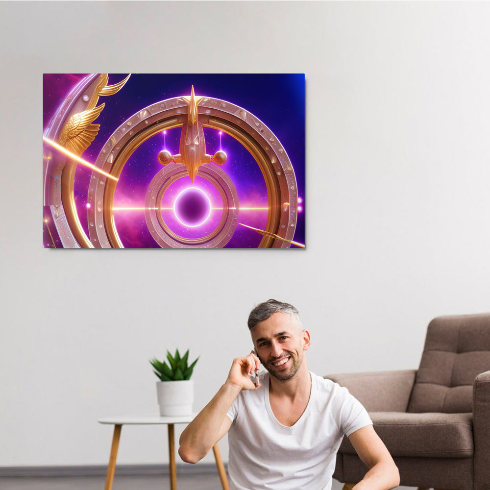 Enigmatic Quasar from the Cosmic Collection - Metal Prints