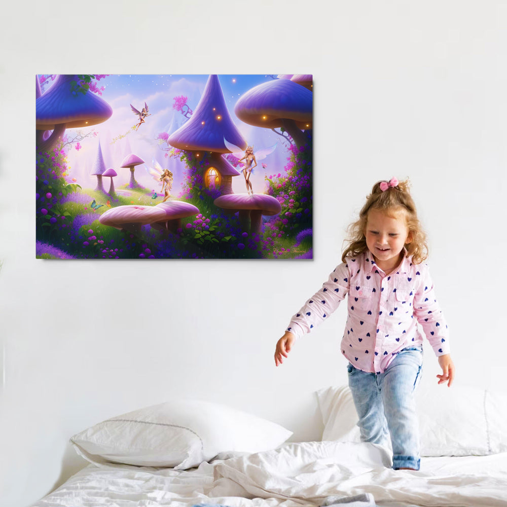 Enchanted Glade from the Collection Magic Forest - Metal Prints