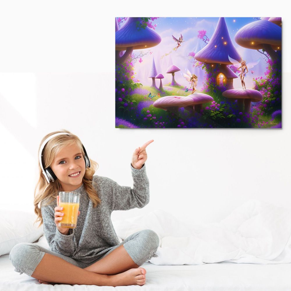 Enchanted Glade from the Collection Magic Forest - Metal Prints