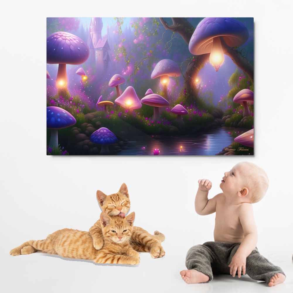 Mystic Meadow from the Magic Forest - Metal Prints