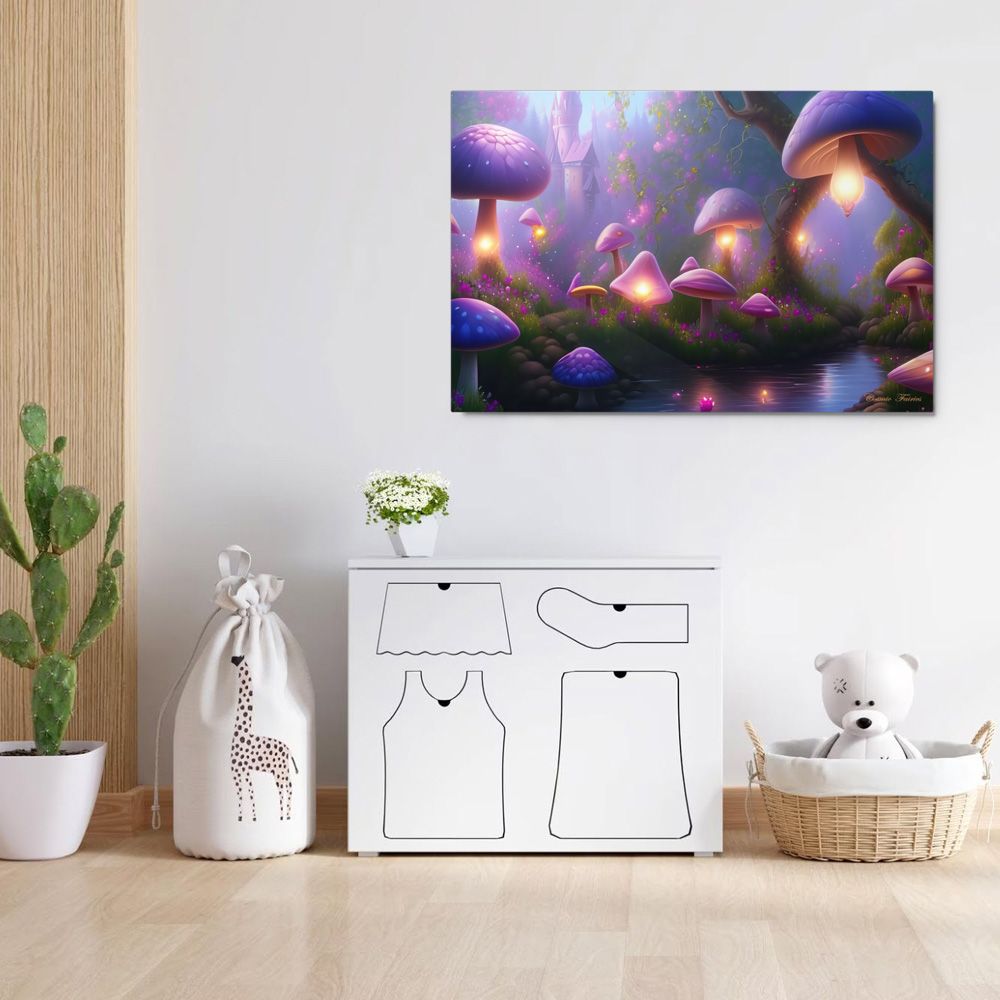 Mystic Meadow from the Magic Forest - Metal Prints