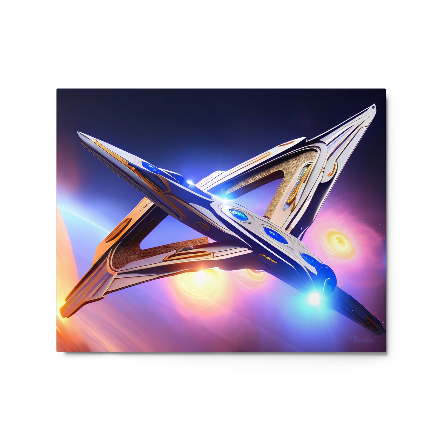 UFO Galactic Nova from the Cosmic Collection - Metal Prints
