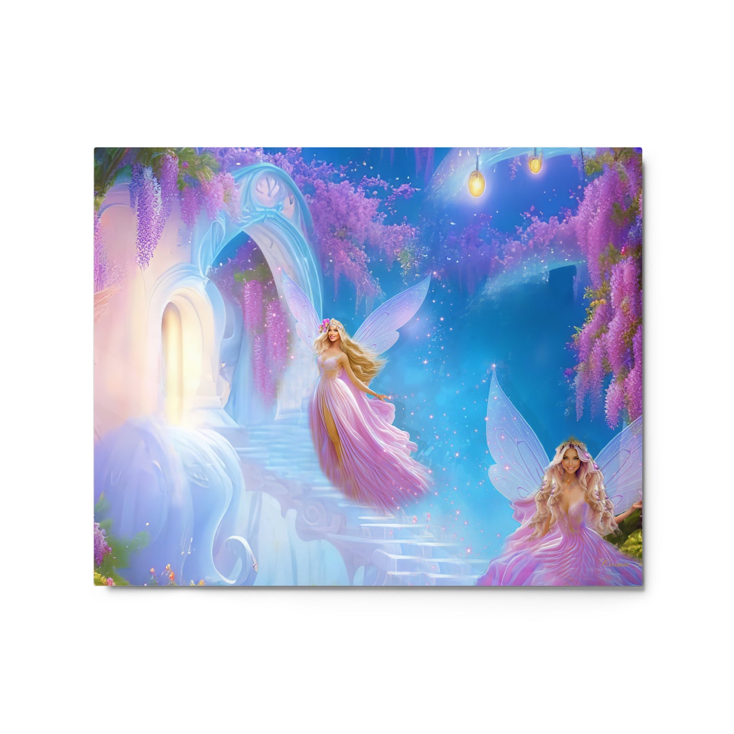 Celestia and Elysia from the Dream Fairies Collection - Metal Prints