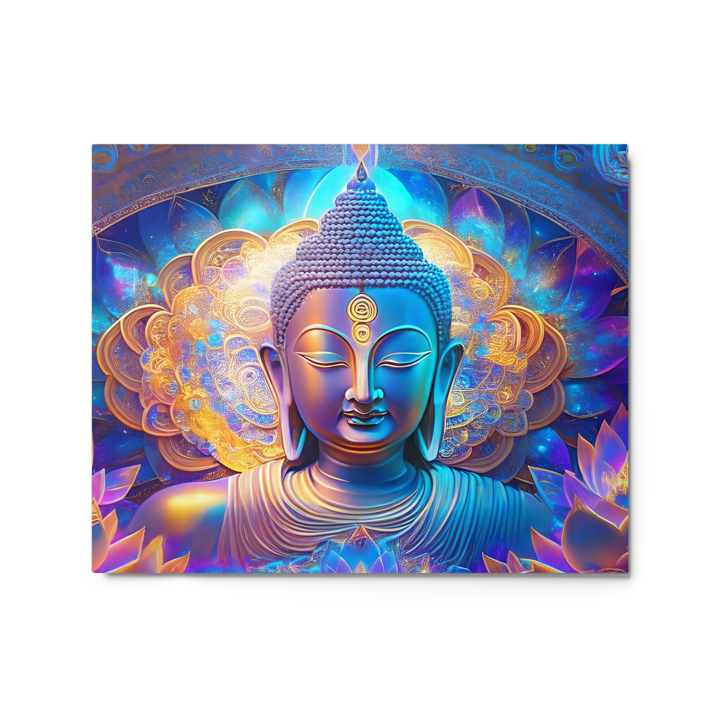 Awakened Buddha - Metal Prints