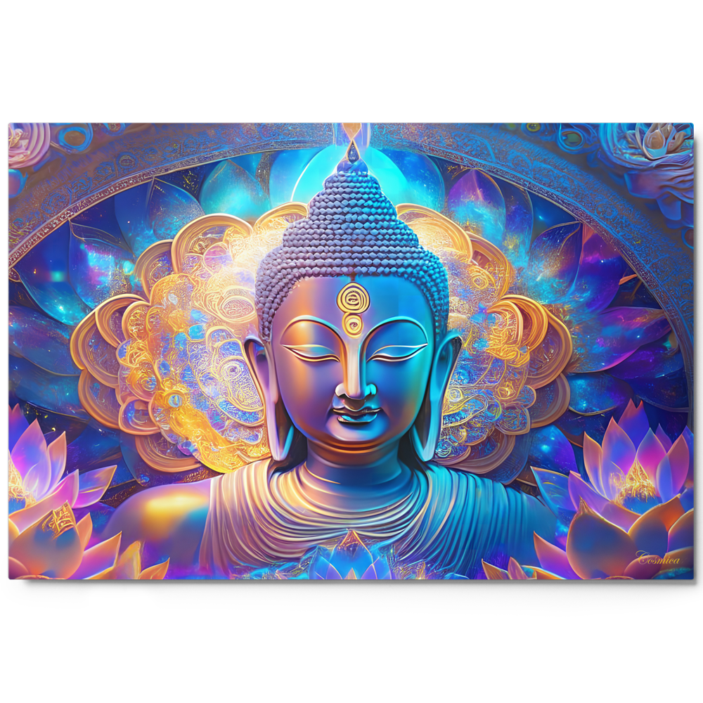 Awakened Buddha - Metal Prints