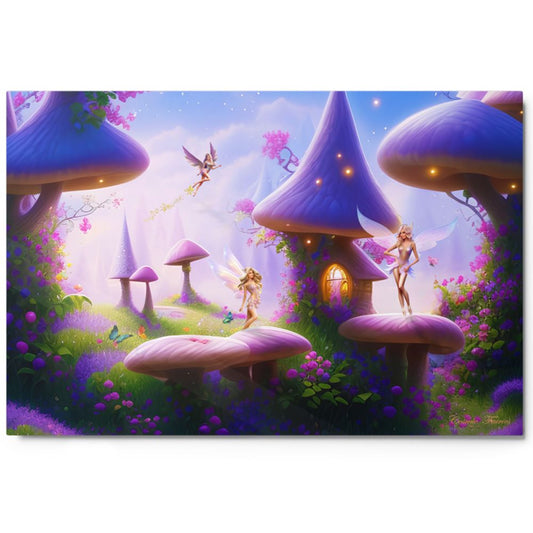 Enchanted Glade from the Collection Magic Forest - Metal Prints