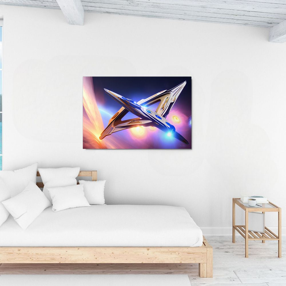 UFO Galactic Nova from the Cosmic Collection - Metal Prints